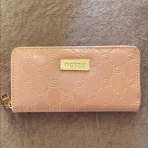 Bebe Blush Embossed Wallet